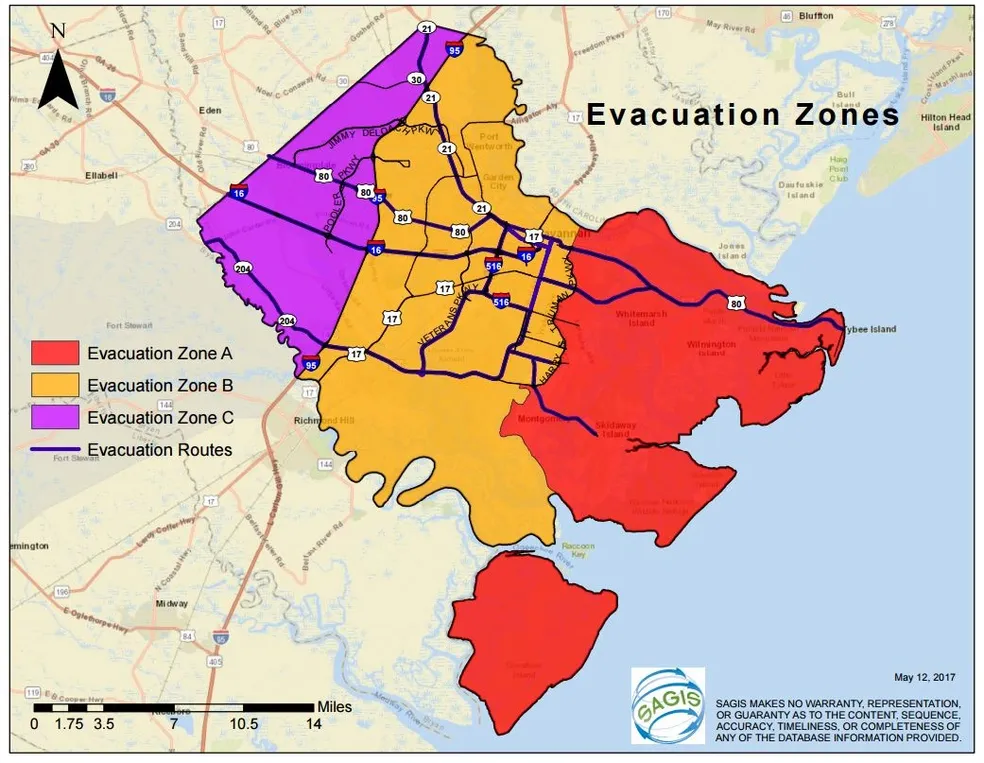 Evacuation Zones