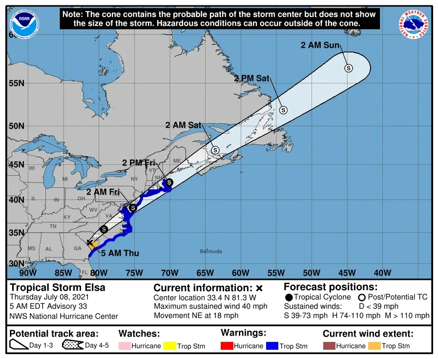 Hurricane Map